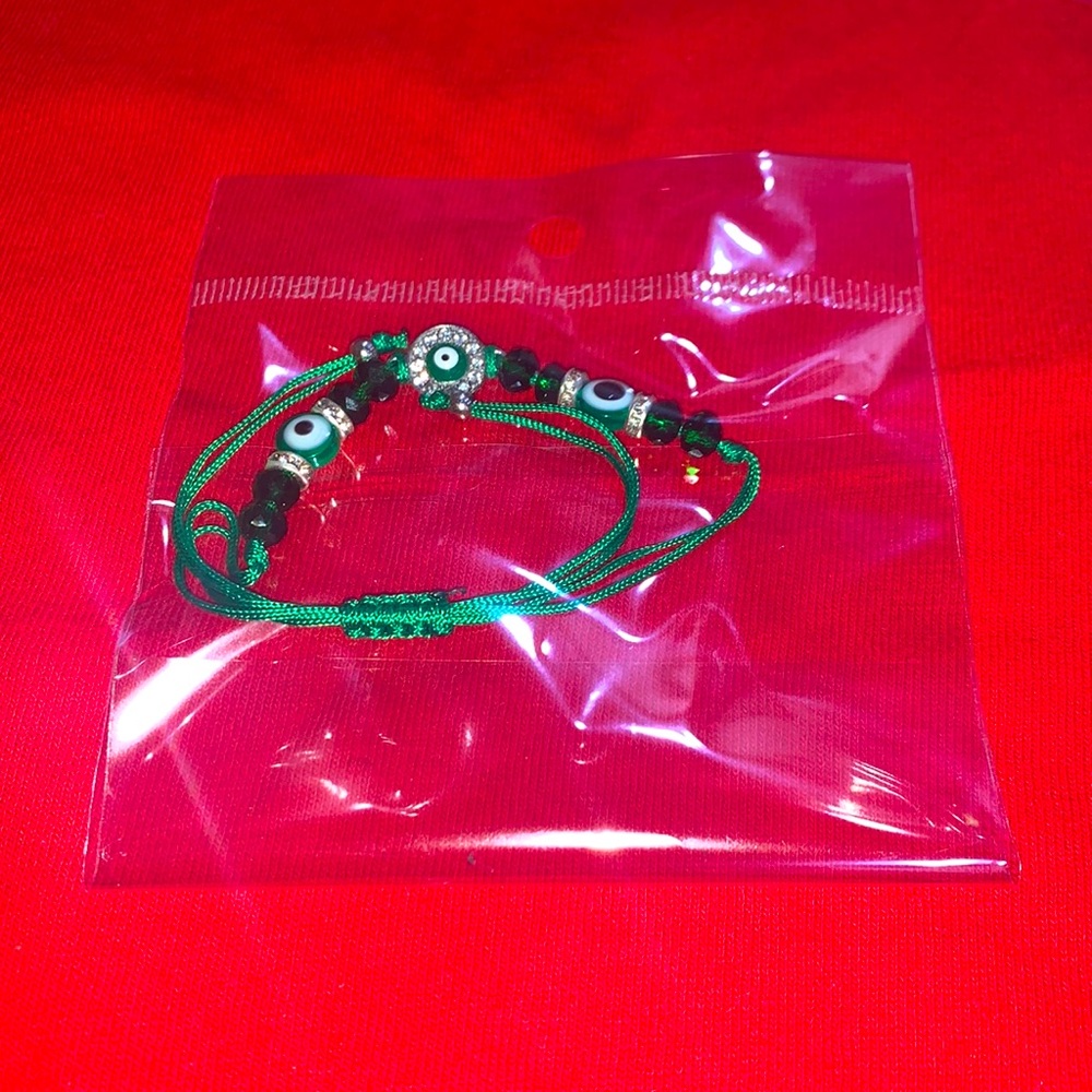 4/$25 New Green Evil Eye 🧿 Bracelet